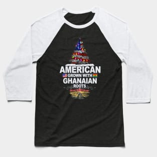 Christmas Tree  American Grown With Ghanaian Roots - Gift for Ghanaian From Ghana Baseball T-Shirt